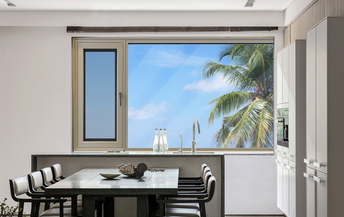 K系列平開窗紗一體五金系統