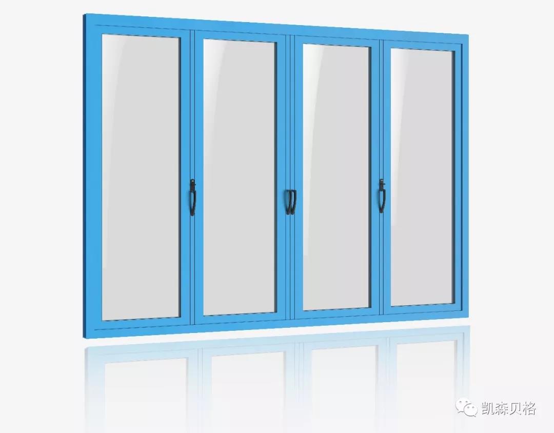 80系列折疊門五金型材系統