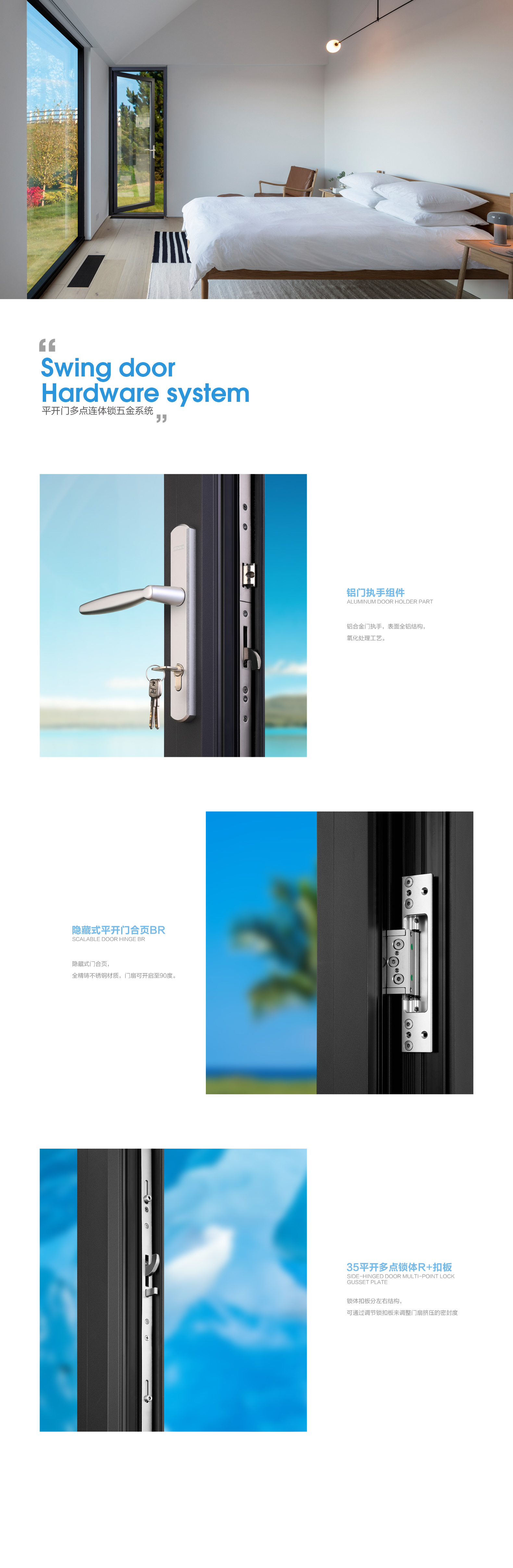 平開門五金系統